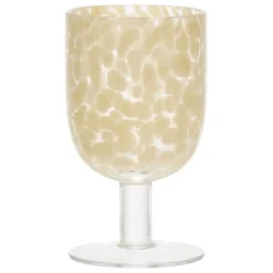 Verre à pied en verre écru 30cl - Preline