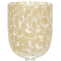 Verre à pied en verre écru 30cl - Preline