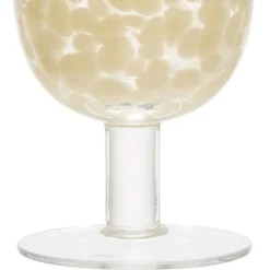 Verre à pied en verre écru 30cl - Preline