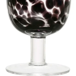 Verre à pied verre noir 30cl - Preline