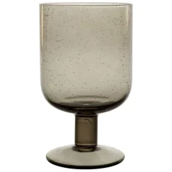 Verre a pied en verre fumé - Pernille