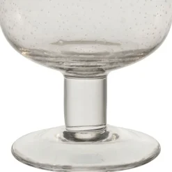 Verre a pied en verre transparent - Pernille