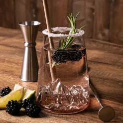 Verre design Mont Blanc - Topographic