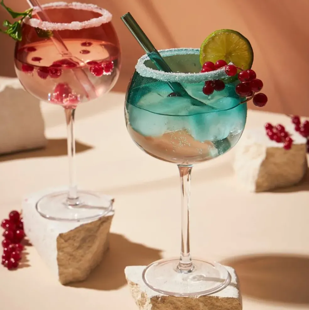 Verre gin en verre emeraude 50cl - Funny
