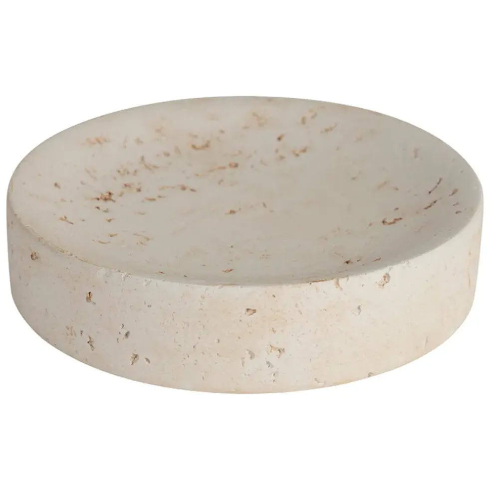 Vide poche en ciment écru moucheté d11cm - Organic