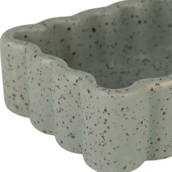 Vide poche en grès sauge moucheté 18x10cm - Aurore